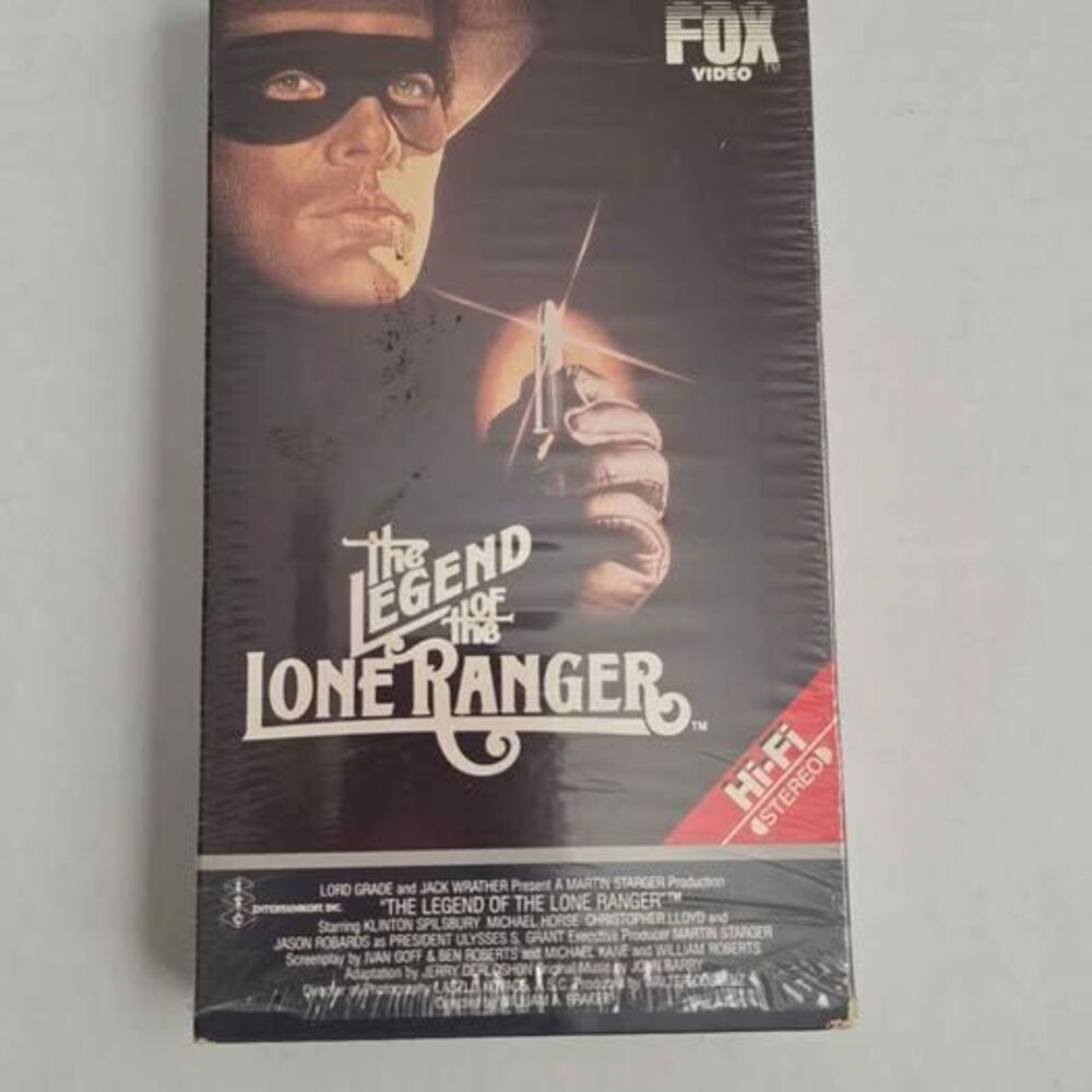 The Legend of the Lone Ranger VHS CBS FOX Video